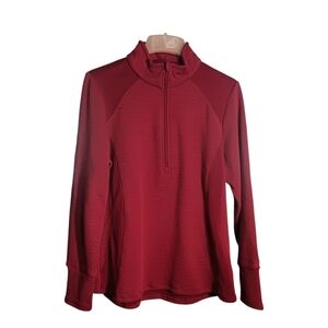 Avalanche Women's Crimson Quarter-Zip Sweatshirt